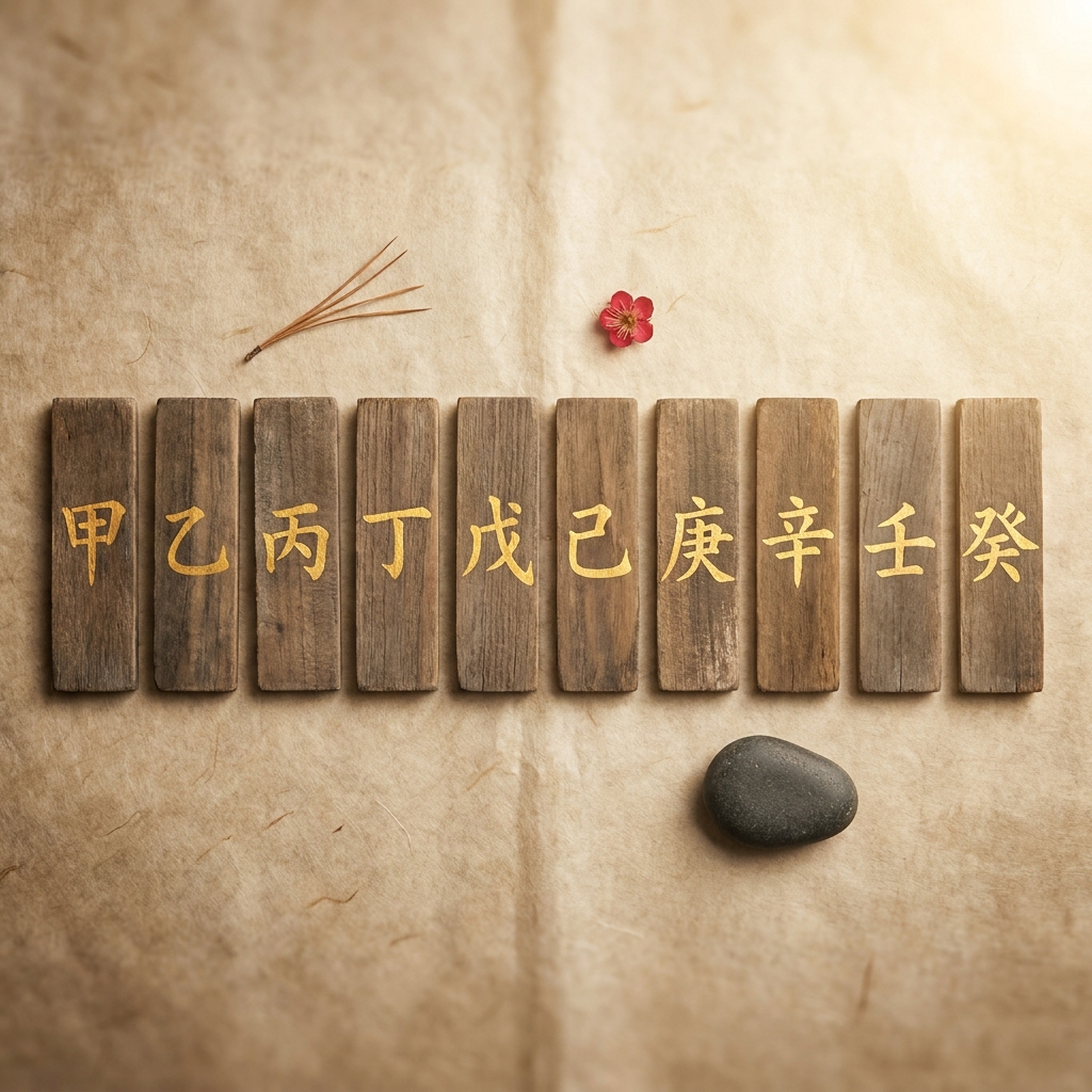 天干地支示意圖